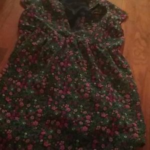 floral dress button up
